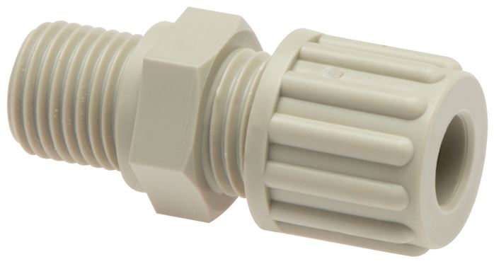 Gerade Verschraubung G 1/4"-10x8mm, PA