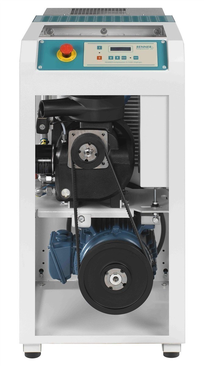 Compressore a vite RENNER modello RSKF-PRO 22.0 con essiccatore di refrigerante - a controllo di frequenza