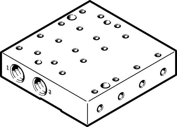FESTO VABM-P6-15M-G18-M5-4 (8083543) Anschlussleiste