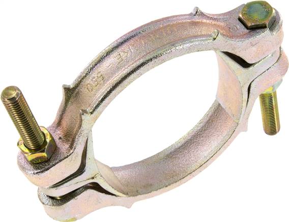 Schlauchklemme Temperguss verzinkt, 130 - 140mm