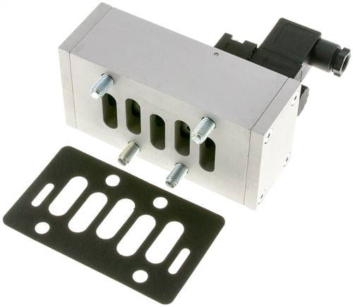 ISO-Ventil (Größe 3), 5/2-Wege Federrückstellung, 115 V AC