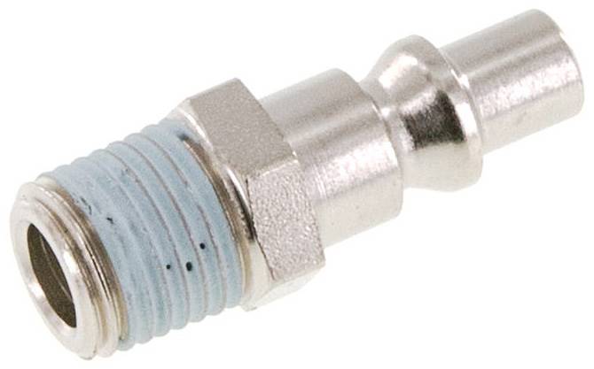 Kupplungsstecker (ARO/ORION) R 1/4"(AG), Stahl gehärtet & vernickelt, NW 5,5
