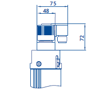 Druckluft-Membrantrockner DRYPOINT M PLUS Typ DM 10 G34CA-V215 inkl. Filter und Spülluftabsperrung