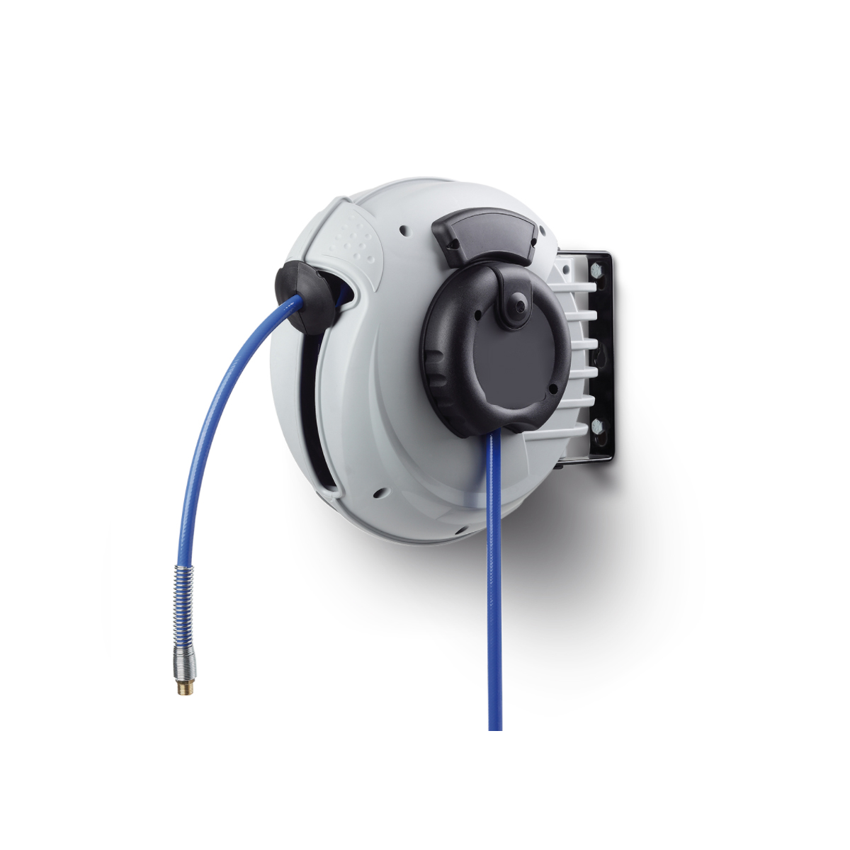 FAIRAIR Industrie-Schlauchaufroller PU 8x12 mm, 12 m, SR-PU-0812, mit SSK und Nippel, FA50002