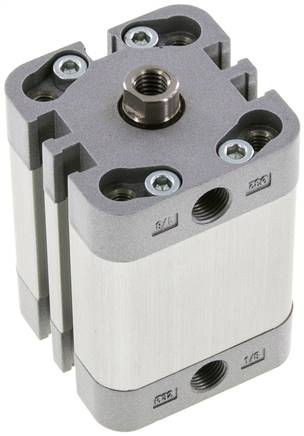 ISO 21287-Zylinder, doppeltw., Kolben 32mm, Hub 25mm, Kolbenstange mit IG