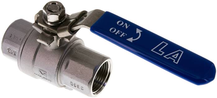 Edelstahl-Kugelhahn, Eco-Line, G 3/4", 0 bis 63bar