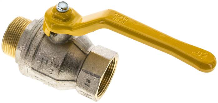 Messing-Kugelhahn, DVGW, R 1-1/2" / Rp 1-1/2", -0,9 bis 30bar