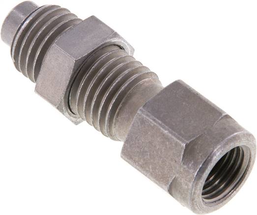 Manometeranschluss M 16x2 (AG) - NPT 1/4", Stahl verzinkt