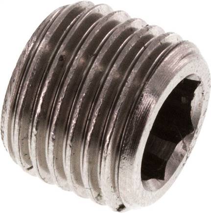 Verschlussstopfen Innenskt. G 1/4", 1.4571