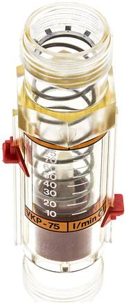 Durchflussmesser G 1" (AG), 10 - 75 l/min für Öl (100 cSt)