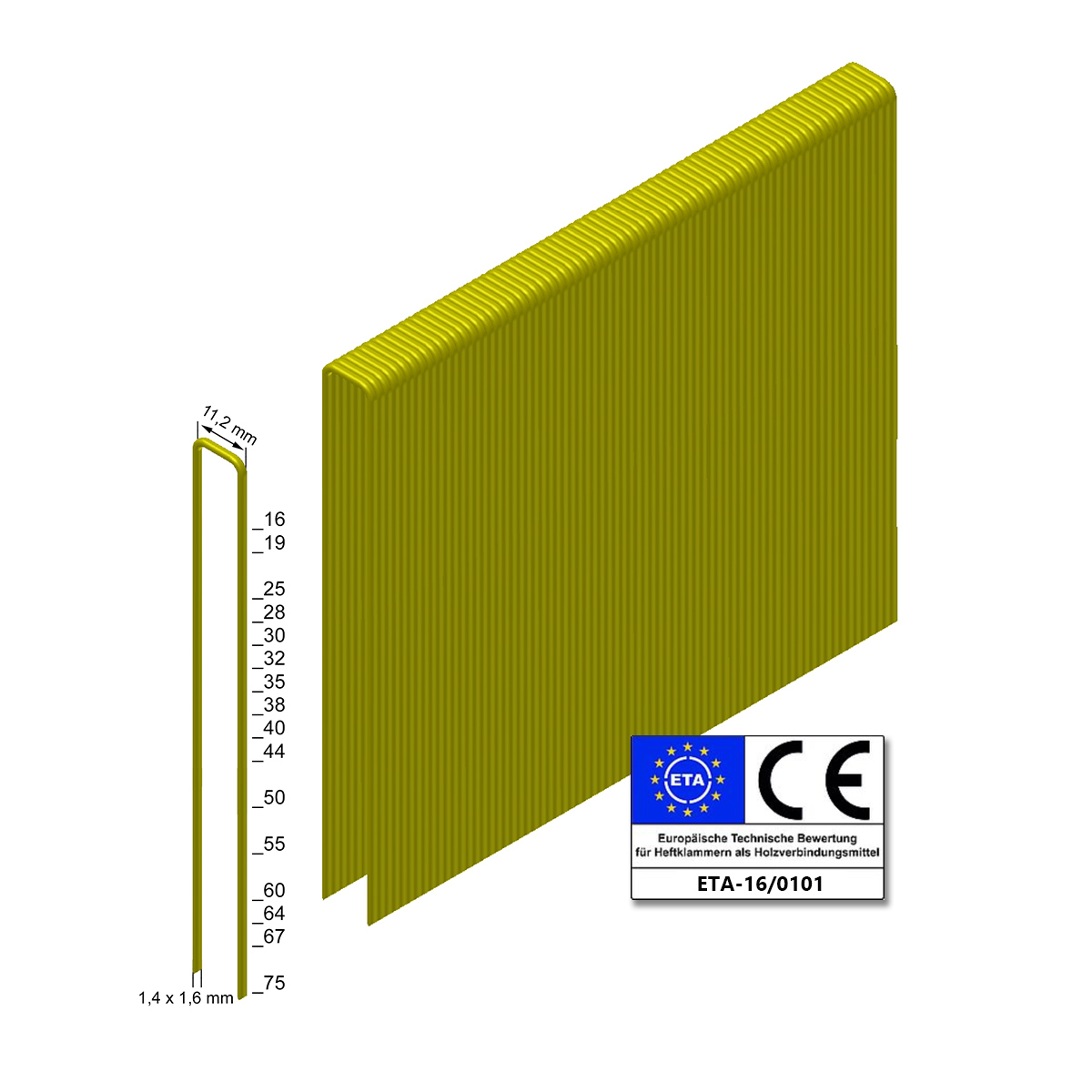 Prebena Heftklammern Z75CRFHA-ETA