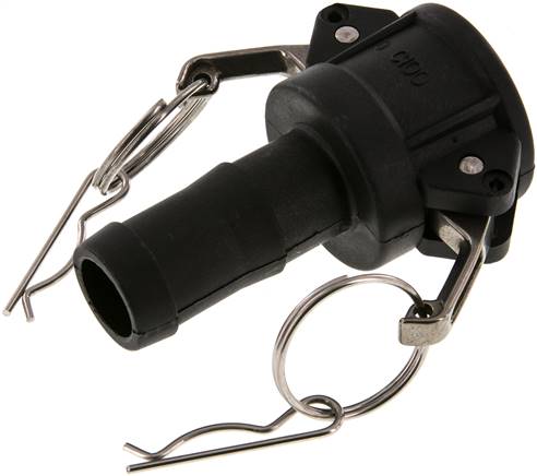 Kamlock-Kupplung (C) 25 (1")mm Schlauch, Polypropylen