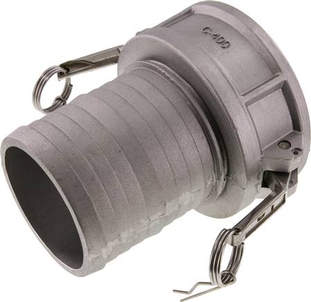 Kamlock-Kupplung (C) 100 (4")mm Schlauch, Aluminium