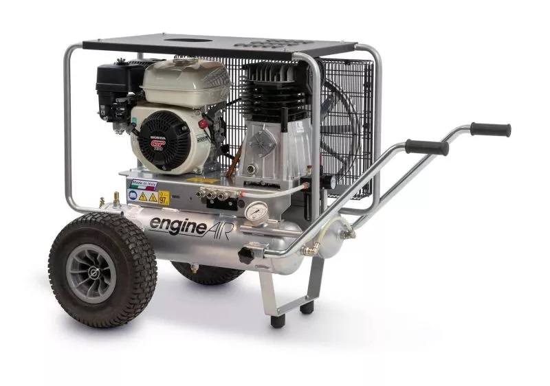 Kolbenkompressor mit Benzinmotor Typ engineAIR 5/11+11R