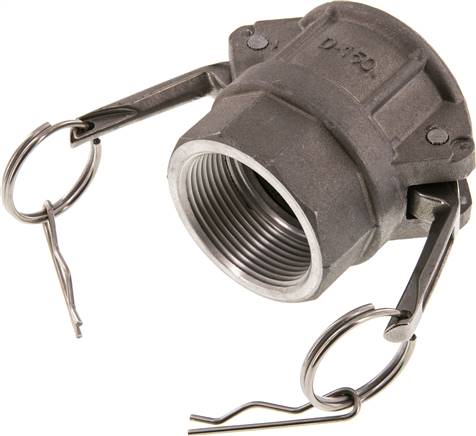 Kamlock-Kupplung (D) Rp 1-1/2"(IG), Aluminium