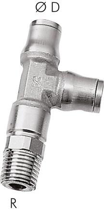 LE-Steckanschluss R 1/4"-6mm, Baureihe Edelstahl