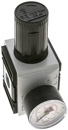 FUTURA Präzisionsdruckregler, G 1/2", 0,5 - 10bar, mit durchgehender Druckversorgung