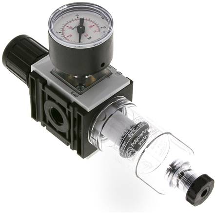 FUTURA Filterregler, G 1/4", 0,5 - 10 bar, Baureihe 0