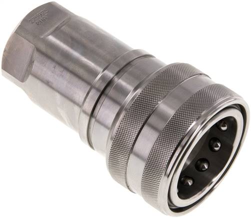Hydraulikkupplung ISO 7241-1B, Muffe, G 1"(IG),Edelstahl