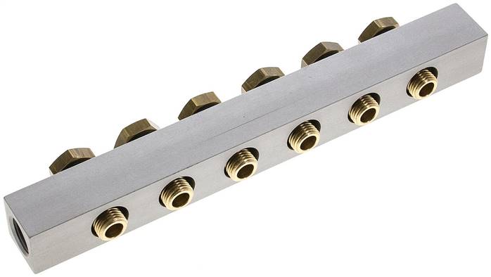 P-Leiste inkl. Hohlschrauben und Dichtungen für Ventilbaureihe M07 / P07 R 141/6