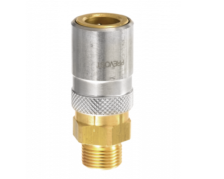 PREVOST Kupplung mit zylindrischem Außengewinde G 1/2, Durchmesse 6 mm