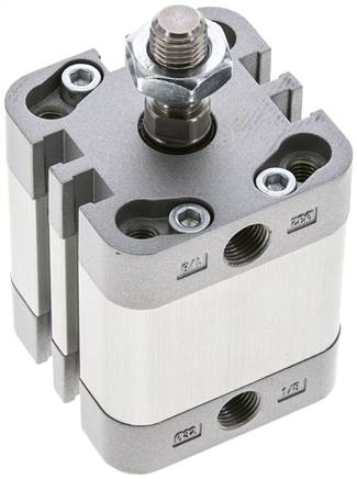 ISO 21287-Zylinder, doppeltw., Kolben 32mm, Hub 15mm, Kolbenstange AG