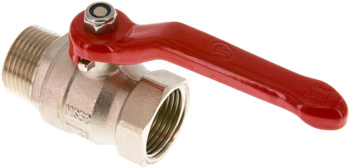 Messing-Kugelhahn, Eco-Line, R 1" / Rp 1", 0 bis 25bar -Eco-Line