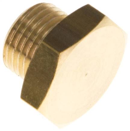 Verschlussstopfen Außenskt. G 1/8", Messing Typ VS 18 A MS