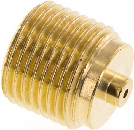 Manom.-Reduzierung G 1/2"(AG)-G 1/4"(IG). Messing, 19mm