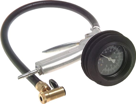 Handreifenfüller ungeeicht, 0 - 10 bar, Kupplungsstecker NW 7,2