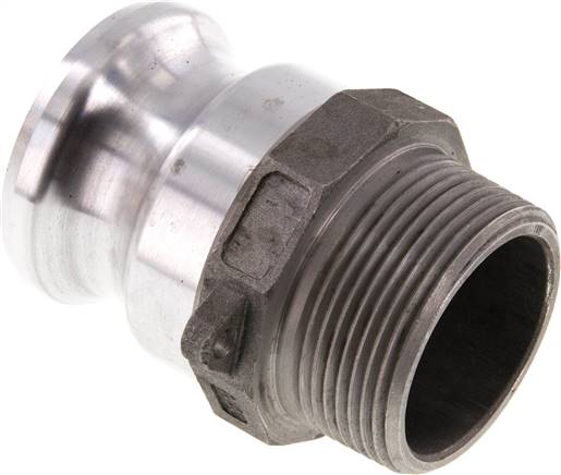 Kamlock-Stecker (F) R 1-1/2"(AG), Aluminium