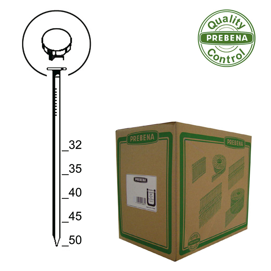 Prebena Coilnägel CNW22/32BKRI Ringschaft