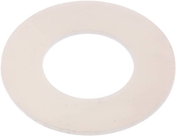 Flanschdichtung DN 32, 43 x 82 x 3mm, Silikon