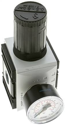 FUTURA Präzisionsdruckregler, G 1/2", 0,5 - 8bar, mit durchgehender Druckversorgung