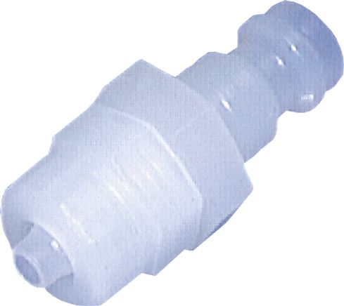 Kupplungsstecker (NW5) 8x6mm Schlauch, PVDF