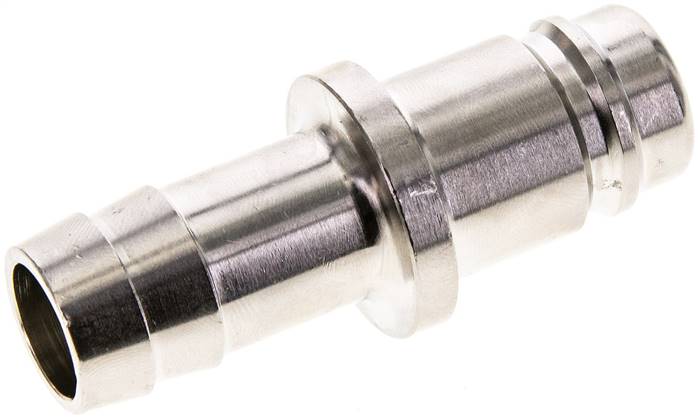 Kupplungsstecker (NW15) 19 (3/4")mm Schlauch, Messing vernickelt