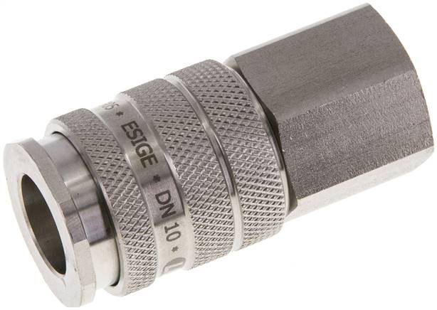 Schnellkupplung (NW10) G 3/8"(IG), Edelstahl
