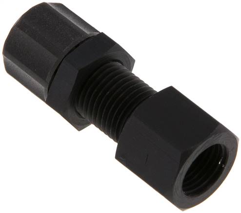 Aufschraub-Schott-Verschraubung G 1/8"-6x4mm,Aluminium