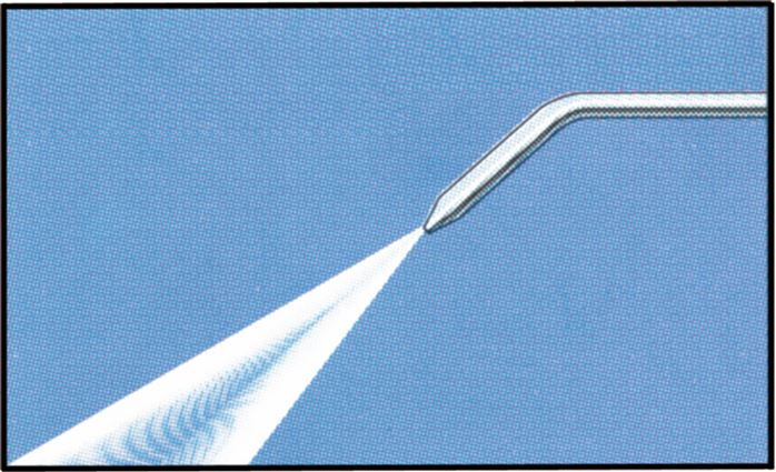 Verlängerungsrohr, gerade, 415 mm für Blaspistole