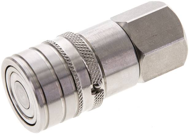 ES-Flat-Face-Kupplung ISO 16028, Muffe Baugr.1, G 1/4", Cejn