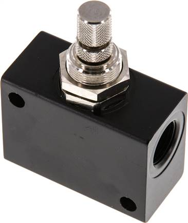 Block-Drosselrückschlagventil, G 3/8"