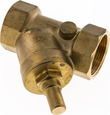 Schrägsitz-Rückschlagventil, Rp 1-1/2", PN 10 / Standard, Messing