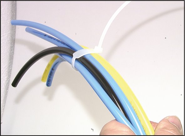 Kennzeichnungsbinder, 2,5x100 mm, Beschriftungsfeld innen