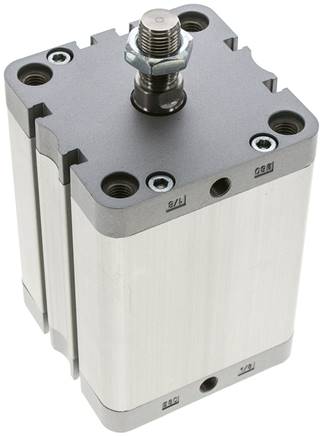 ISO 21287-Zylinder, doppeltw., Kolben 80mm, Hub 80mm, Kolbenstange AG