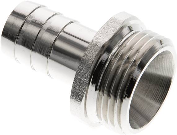 Gewindetülle G 1"-19 (3/4")mm, Messing vernickelt