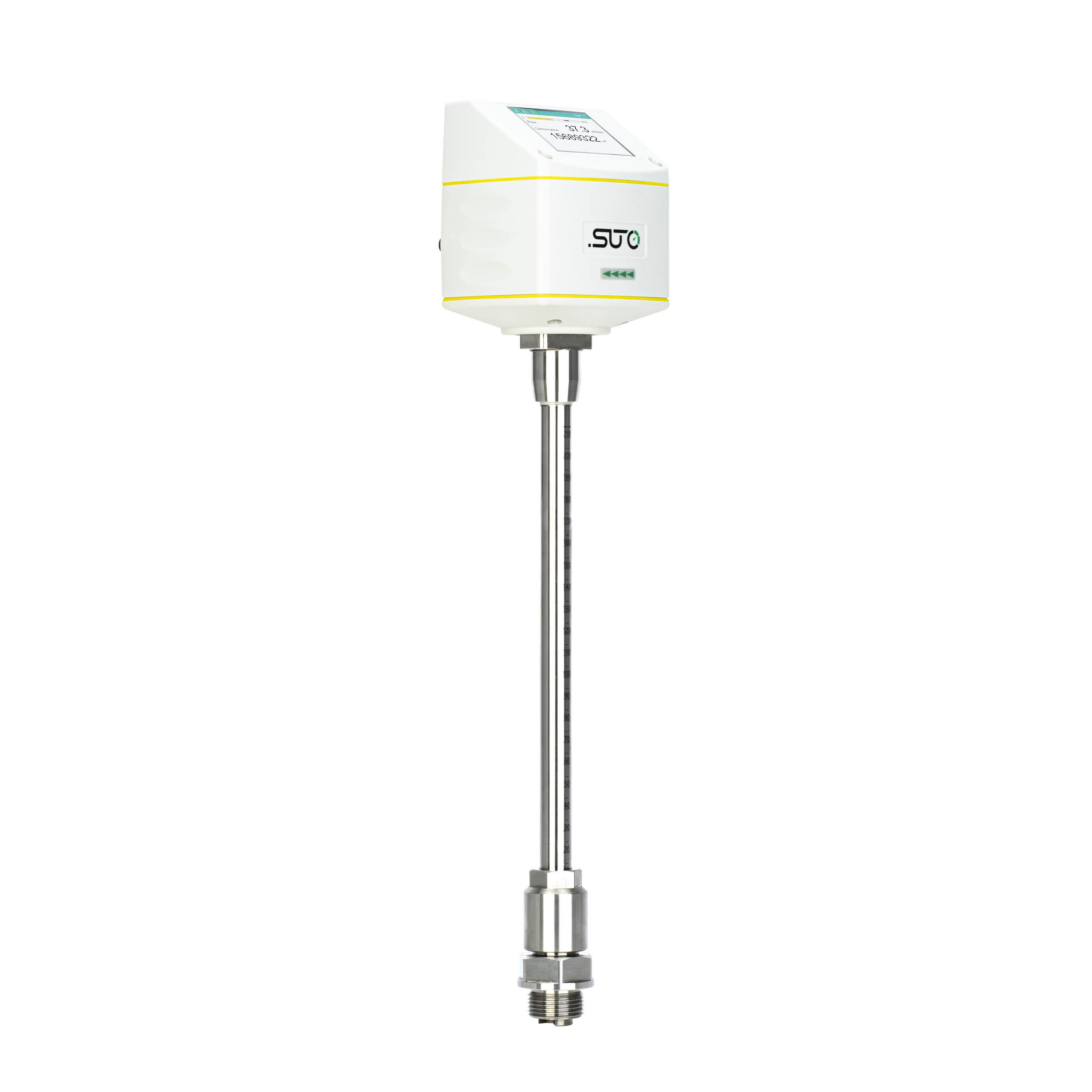 S430 Pitotrohr-Durchflussmesser feuchte Druckluft, Einstechsensor 220 mm, Modbus/RTU