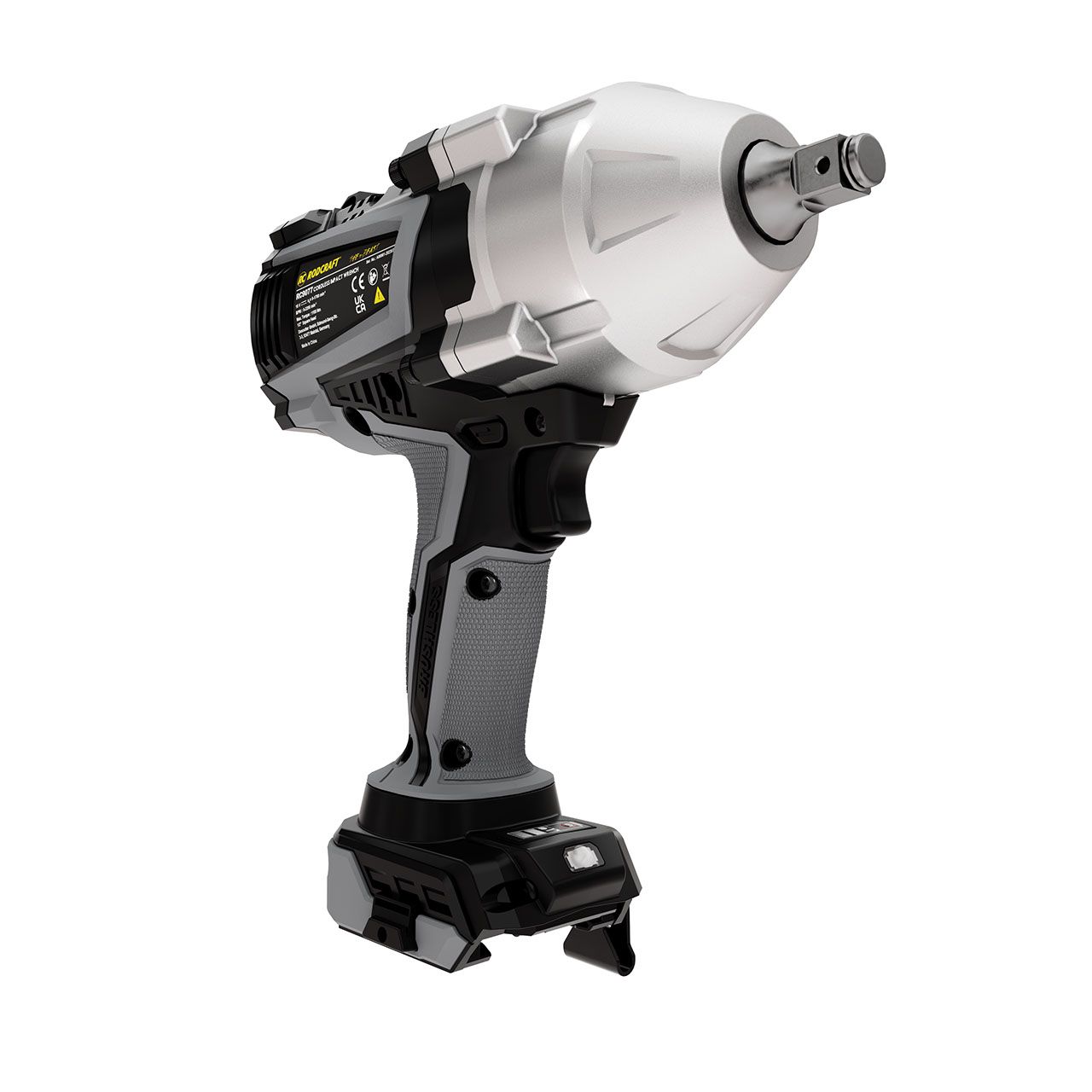 Rodcraft RC9077 Akku-Schlagschrauber  "eBeast", Vierkant 1/2 Zoll, max. Lösemoment 1500 Nm, LED-Licht, ohne Akku, ohne Ladegrät, im Karton