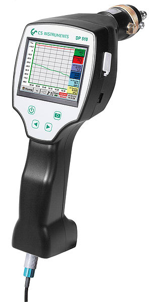 Mobiles Taupunktmessgerät DP 510 mit zusätzlichem Eingang für externe Sensoren