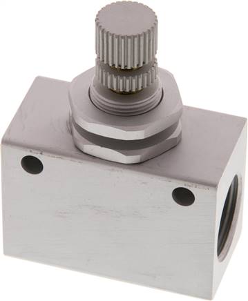 Block-Drosselrückschlagventil, G 1/2", Kompakt