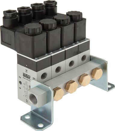 P-Leiste inkl. Hohlschrauben und Dichtungen für Ventilbaureihe M07 / P07 R 141/2